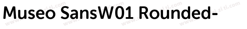 Museo SansW01 Rounded字体转换